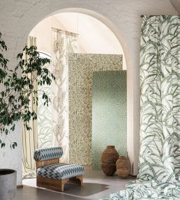 Kimono Fabric by Harlequin Sky/Indigo