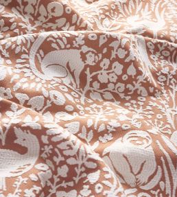Kindred Fabric by Thibaut Terracotta