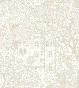 Kingdom of the Willow Wallpaper by Borastapeter Beige