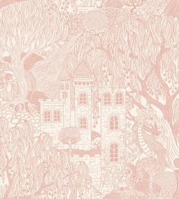 Kingdom of the Willow Wallpaper by Borastapeter Pink