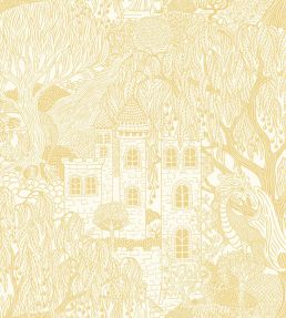 Kingdom of the Willow Wallpaper by Borastapeter Yellow