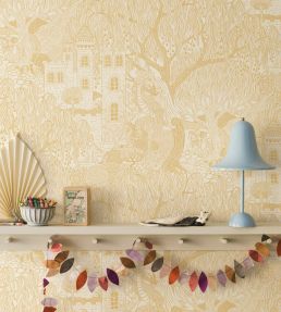 Kingdom of the Willow Wallpaper by Borastapeter Yellow