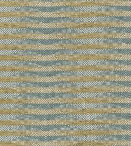Kingham Fabric by Nina Campbell Aquamarine