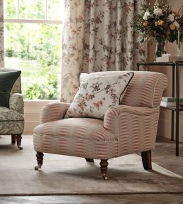 Kingham Fabric by Nina Campbell Citrine/Linen