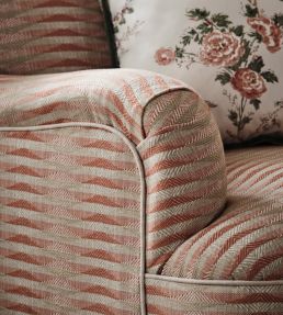 Kingham Fabric by Nina Campbell Citrine/Linen