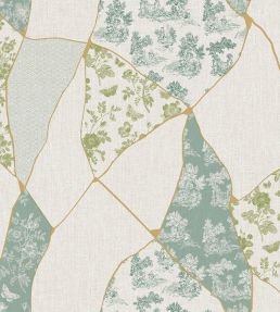 Kintsugi Wallpaper by Jannelli&Volpi Blue/Green