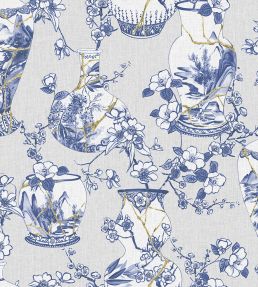 Kintsugi Pot Wallpaper by Jannelli&Volpi Navy