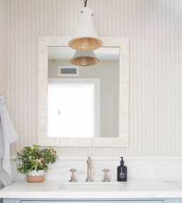 Kiosk Wallpaper by Schumacher Pink