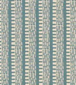Kiosk Fabric by Schumacher Peacock Blue