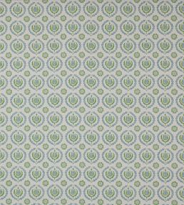 Kira Fabric by Jane Churchill Green / Blue