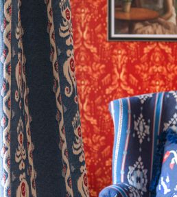 Kiraly Fabric by MINDTHEGAP Indigo