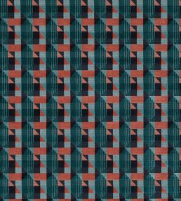 Piccadilly Fabric by Kirkby Design Teal