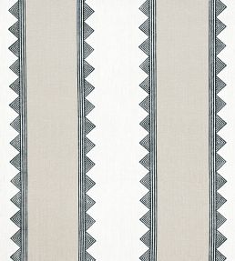 Kismet Stripe Fabric by Thibaut Black