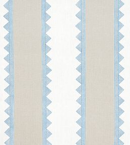 Kismet Stripe Fabric by Thibaut French Blue