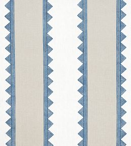 Kismet Stripe Fabric by Thibaut Navy