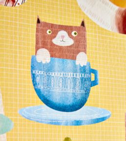 Kitten Kaboodle Wallpaper by Ohpopsi Spearmint