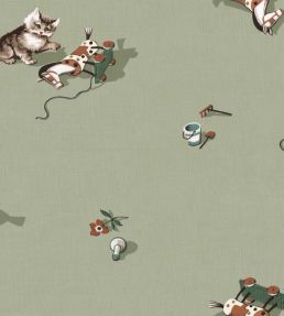 Kittens Wallpaper by Coordonne Mint