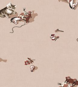 Kittens Wallpaper by Coordonne Peach