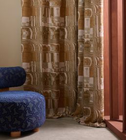 Kiva Fabric by Harlequin Tigers Eye/Tourmaline