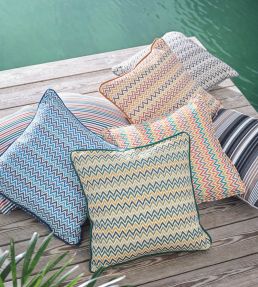 Klaudia Outdoor Fabric by Clarke & Clarke Russet