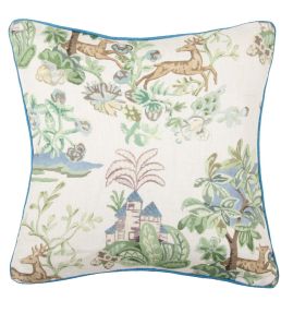 Knight's Tale Cushion 50cm x 50cm by GP & J Baker Sage/Blue
