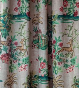 Knights Tale Light Fabric by GP & J Baker Sage/Blue