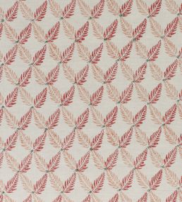 Knot Garden Fabric by James Hare Red
