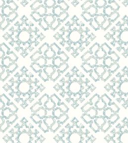 Knot Garden Fabric by Madeaux 01 Sky