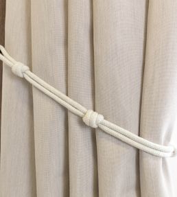 Knotted Tie Back Trimming by Villa Nova Chalk