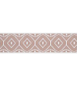 Knox Tape Trimming by Thibaut Terracotta