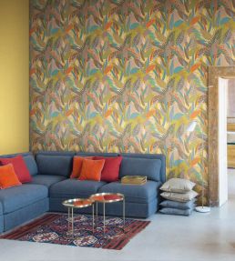 Kongo Wallpaper by Jannelli&Volpi Blue