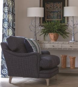 Konja Fabric by William Yeoward Indigo