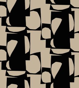 Konkelo Wallpaper by Marimekko Black/Beige