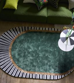 Designers Guild Koshi rug Malachite RUGDG0921 Malachite
