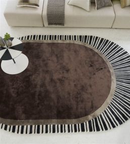 Designers Guild Koshi rug Walnut RUGDG0943 Walnut