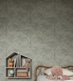 Kristoffer Wallpaper by Sandberg Sage Green