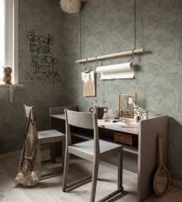 Kristoffer Wallpaper by Sandberg Sage Green