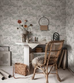 Kristoffer Wallpaper by Sandberg Spring Green