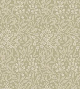 Kryddhyllan Wallpaper by Borastapeter Light Green