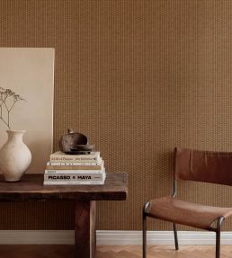 Kuba Wallpaper by Coordonne Brown