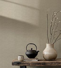 Kuba Raffia Wallpaper by Coordonne Cotton