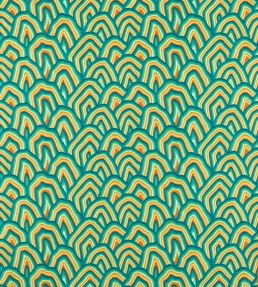 Kumo Fabric by Harlequin Wilderness / Amber Light / Paprika