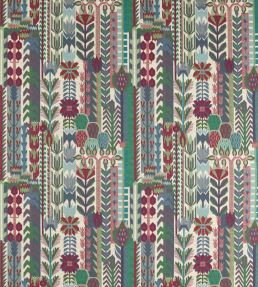 Kuparr Fabric by Harlequin Indigo/Maroon