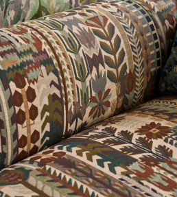 Kuparr Fabric by Harlequin Indigo/Maroon