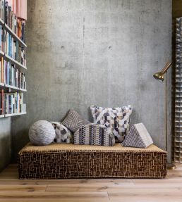Kupka Fabric by Clarke & Clarke Petal