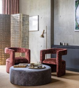 Kupka Fabric by Clarke & Clarke Petal