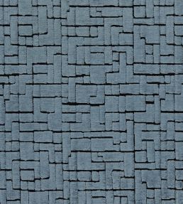 Kupka Fabric by Clarke & Clarke Navy