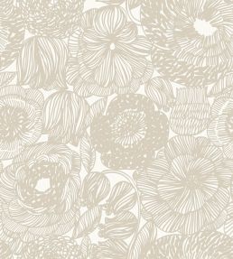 Kurjenpolvi Wallpaper by Marimekko Neutral