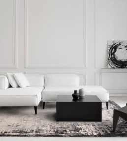 Asiatic Kuza Border rug Grey KUZA1201700005 Grey