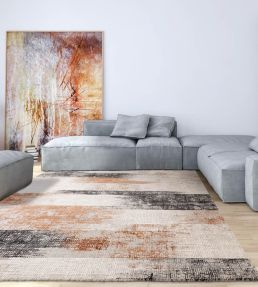 Asiatic Kuza Lines rug Terracotta KUZA1201700014 Terracotta